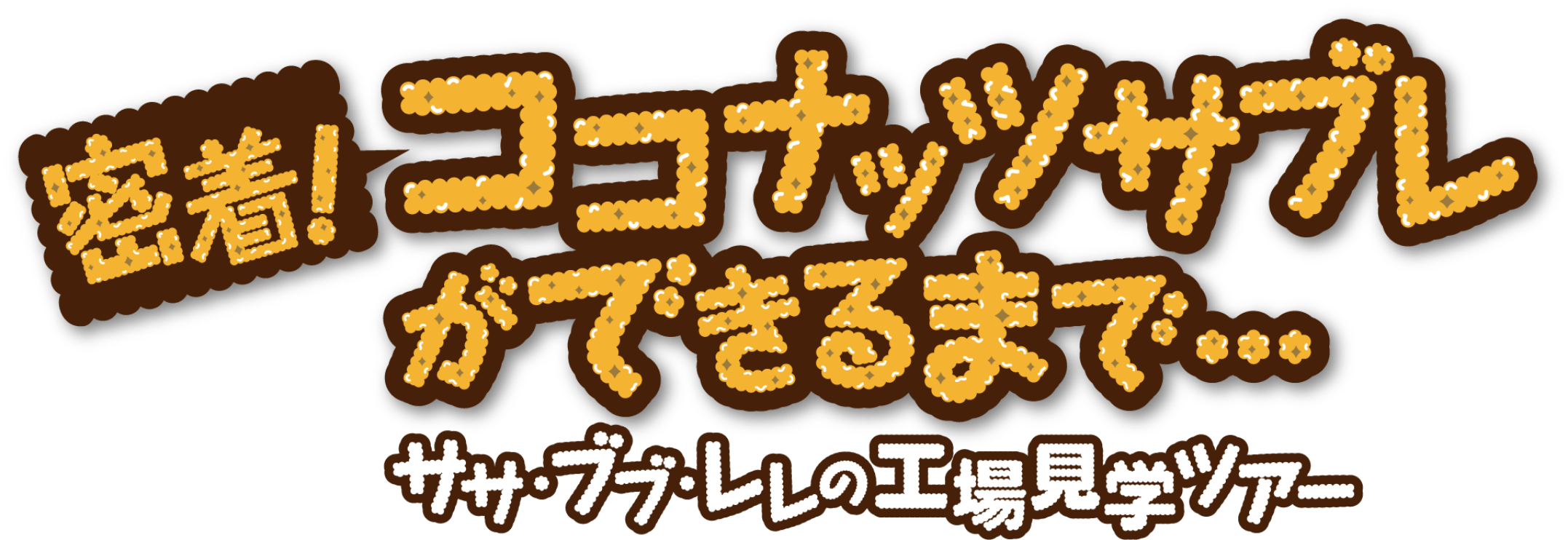 密着！ココナッツサブレができるまで・・・